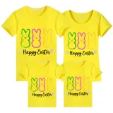 Family Matching Clothing Top Happy Easter Bunny Family T-shirts