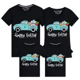 Family Matching Clothing Top Happy Easter Car Gnomies Family T-shirts
