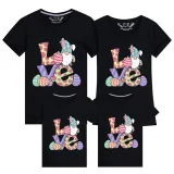 Family Matching Clothing Top Happy Easter Love Gnome Family T-shirts