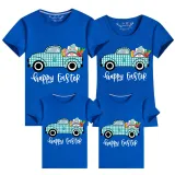 Family Matching Clothing Top Happy Easter Car Gnomies Family T-shirts