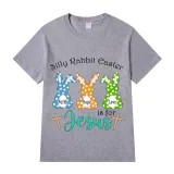Adult Unisex Top Happy Easter Silly Rabbit Easter Is For Jesus Faith Hop Love T-shirts