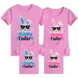 Family Matching Clothing Top Happy Easter Family T-shirts
