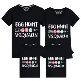 Family Matching Clothing Top Happy Easter Egg Hunt Squad Family T-shirts