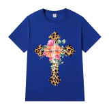 Adult Unisex Top Jesus Faith Cross T-shirts