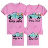 Family Matching Clothing Top Happy Easter Car Gnomies Family T-shirts