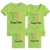 Family Matching Clothing Top Happy Easter Bunny Family T-shirts