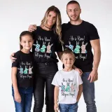 Family Matching Clothing Top Happy Easter He Is Risen Tell Your Peeps Family T-shirts