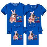 Family Matching Clothing Top Happy Easter Dog Family T-shirts
