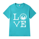 Adult Unisex Top Love Jesus Slogan T-shirts
