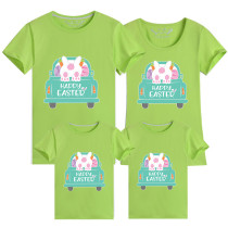 Family Matching Clothing Top Happy Easter Car Family T-shirts