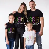 Family Matching Clothing Top Happy Easter Bunny Family T-shirts