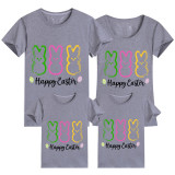 Family Matching Clothing Top Happy Easter Bunny Family T-shirts