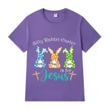 Adult Unisex Top Happy Easter Silly Rabbit Easter Is For Jesus Faith Hop Love T-shirts