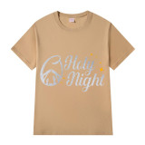 Adult Unisex Top Jesus Oh Holy Night Slogan T-shirts