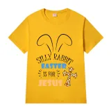 Adult Unisex Top Happy Easter Silly Rabbit Easter Is For Jesus T-shirts