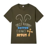 Adult Unisex Top Happy Easter Silly Rabbit Easter Is For Jesus T-shirts