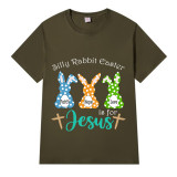 Adult Unisex Top Happy Easter Silly Rabbit Easter Is For Jesus Faith Hop Love T-shirts