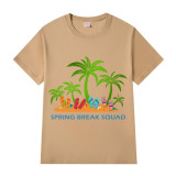 Adult Unisex Top For Students Spring Break Squad T-shirts