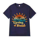 Adult Unisex Top For Students Spring Break Sun T-shirts