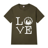 Adult Unisex Top Love Jesus Slogan T-shirts
