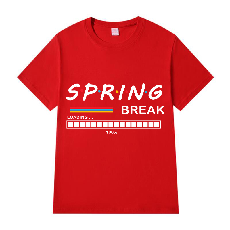 Adult Unisex Top For Students Spring Break Senior Week Loading T-shirts