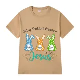 Adult Unisex Top Happy Easter Silly Rabbit Easter Is For Jesus Faith Hop Love T-shirts