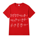 Adult Unisex Top Jesus Faith Hope Love Hands T-shirts