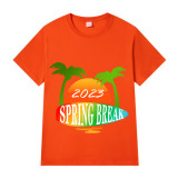Adult Unisex Top For Students Spring Break 2023 Surfboard T-shirts