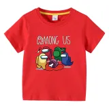 Toddler Kids Boy Among Game Character Cotton T-shirts
