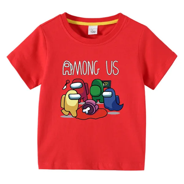 Toddler Kids Boy Among Game Character Cotton T-shirts