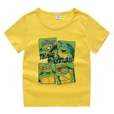 Toddler Kids Boy Turtles Fighter Games Cotton T-shirts