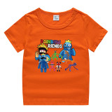 Toddler Kids Boy Cartoon Aliens Friends Cotton T-shirts