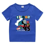 Toddler Kids Boy Thomas No.1 Engine Train Cotton T-shirts