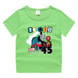 Toddler Kids Boy Thomas No.1 Engine Train Cotton T-shirts