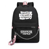 Adult Unisex Lightweight Stranger ABC Light Strings Backpack Laptop Bags Kids Schoolbags