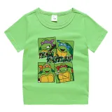 Toddler Kids Boy Turtles Fighter Games Cotton T-shirts