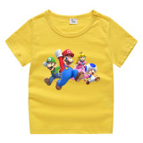Toddler Kids Boy Jumping Characters Cotton T-shirts