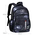 Toddler Kids Senior Starry Night Lightweight Backpack Breathable Schoolbags