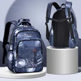 Toddler Kids Senior Starry Night Lightweight Backpack Breathable Schoolbags