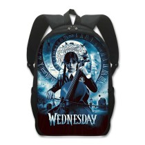 Adult Unisex Wednesday Backpack Laptop Bags Kids Schoolbags