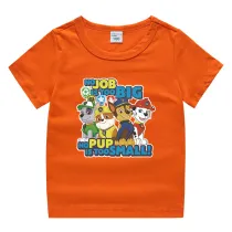Toddler Kids Boy Cartoon Tops Good Job Puppy Dog T-shirts