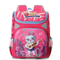 Toddler Kids Cartoon Animals Fashion Schoolbag Owl Shining Girl Primary School Backpacks