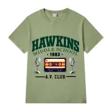 Adult Unisex Top Exclusive Design Hawkins Middle School A.v.club 1983 T-shirts