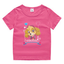 Toddler Kids Girl Cartoon Tops Heart Puppy Dog T-shirts