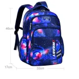 Toddler Kids Senior Starry Night Lightweight Backpack Breathable Schoolbags