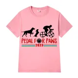 Adult Unisex Top Exclusive Design Pedal For Paws T-shirts