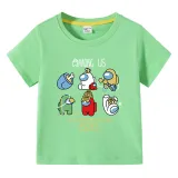 Toddler Kids Boy Play Games Character Cotton T-shirts
