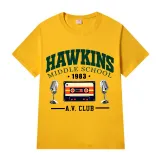 Adult Unisex Top Exclusive Design Hawkins Middle School A.v.club 1983 T-shirts