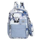 Toddler Kids Fashion Schoolbag Cartoon Astronauts Primary School Backpacks with Stationery Bag