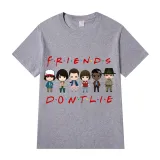Adult Unisex Top Exclusive Design Friends Don't Lie Cartoon T-shirts